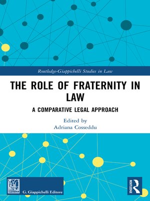 cover image of The Role of Fraternity in Law